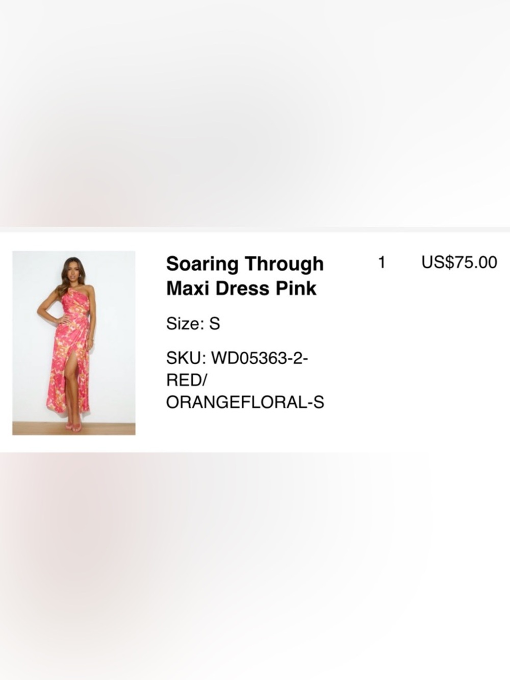 Hello Molly Bright Pink Floral Cutout Maxi Dress - Picture 4 of 4